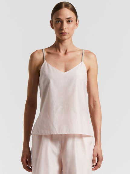 Peserico - Cotton and silk organza top - Sunrise