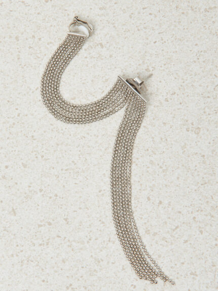 Peserico - Punto Luce chain ear cuff - Gray