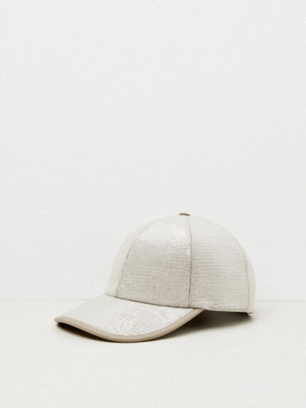 Peserico - Baseball cap with embroidery - Cappucino