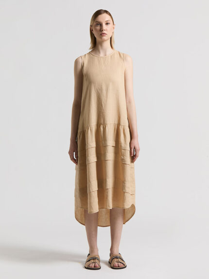 Peserico - Pure linen dress - Desert