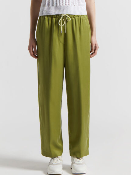 Peserico - Viscose diagonal trousers - Cedar