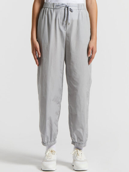 Peserico - Technical cotton poplin trousers - Gray