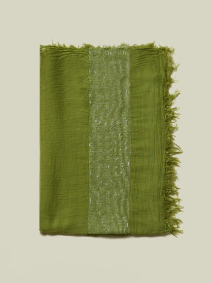 Peserico - Fluid modal and Lurex yoke - Cedar