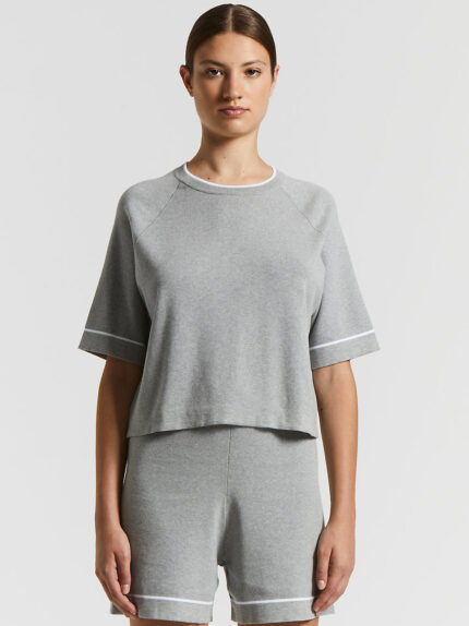 Peserico - Compact Egyptian cotton tricot jersey - Gray
