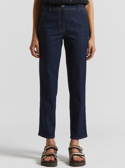 Peserico - Lightweight cotton comfort denim - Space blue