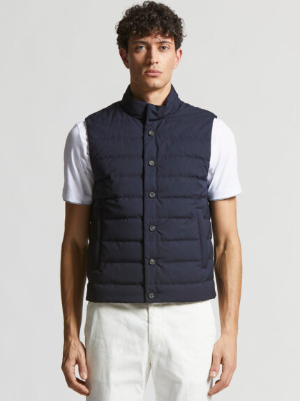 Peserico - Down waistcoat and technical viscose - Abyss