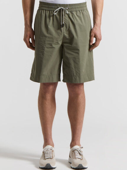 Peserico - Solotex technical fabric Bermuda shorts - Mediterranean nature