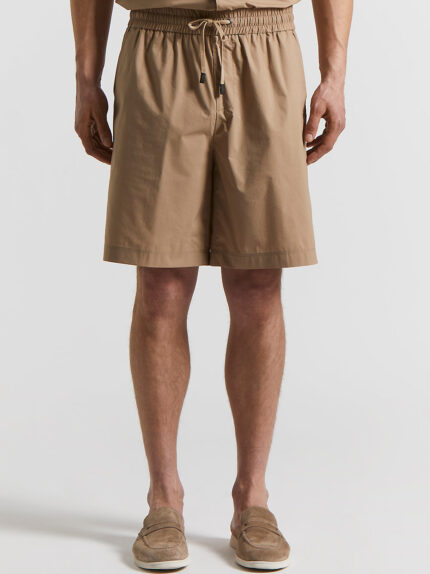 Peserico - Lightweight stretch cotton shorts - Beige