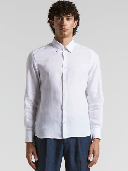 Peserico - Lightweight pure linen shirt - Pure White