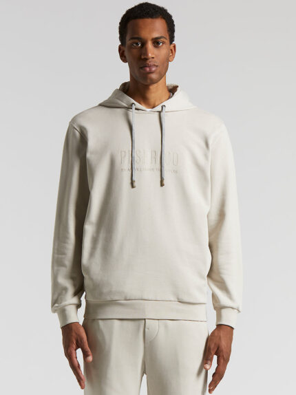 Peserico - Pure cotton French terry sweatshirt - Dunes