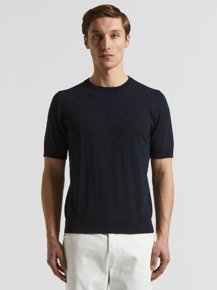 Peserico - Pure cotton t-shirt - Space blue
