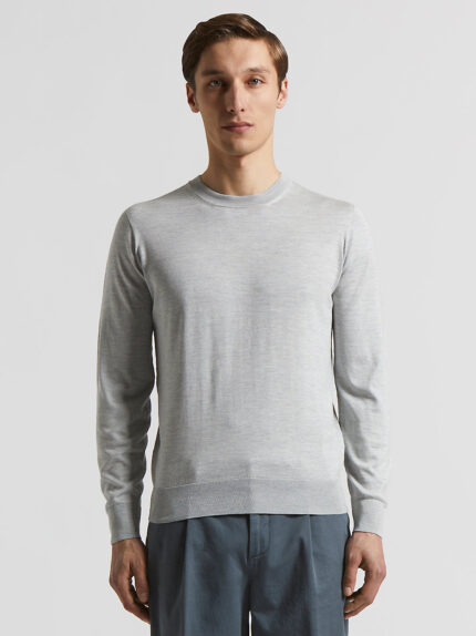 Peserico - Silk and cotton sweater - Steel