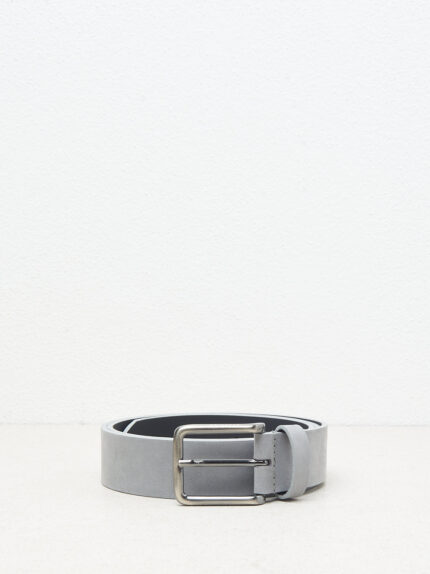 Peserico - Genuine nubuck leather belt - Lunar gray