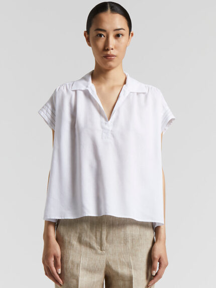 Peserico - Pure cotton voile shirt - Light white