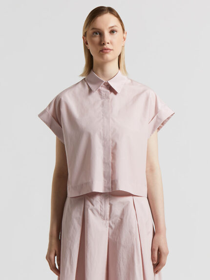 Peserico - Soft touch cotton poplin blend shirt - Aurora