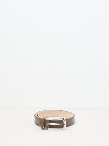Peserico - Genuine leather belt - Tobacco