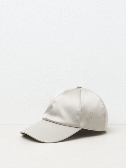 Peserico - Satin-effect baseball cap - Eucalyptus