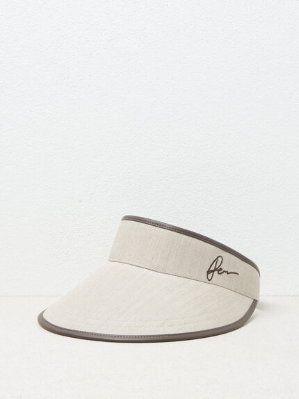 Peserico - Linen visor - Cappucino