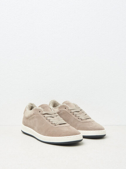 Peserico - Genuine suede sneakers - Quartz sand